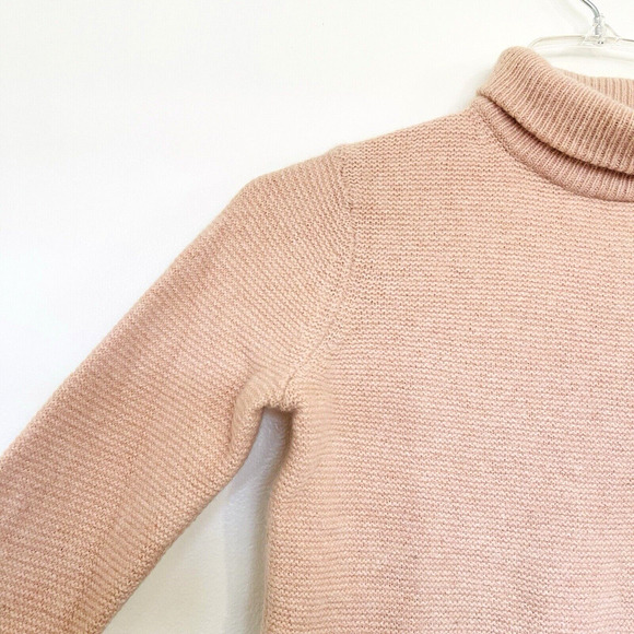 Equipment Chandler Wool Blend Turtleneck Sweater Size XS Peach Soft Cozy Modest - Picture 4 of 10